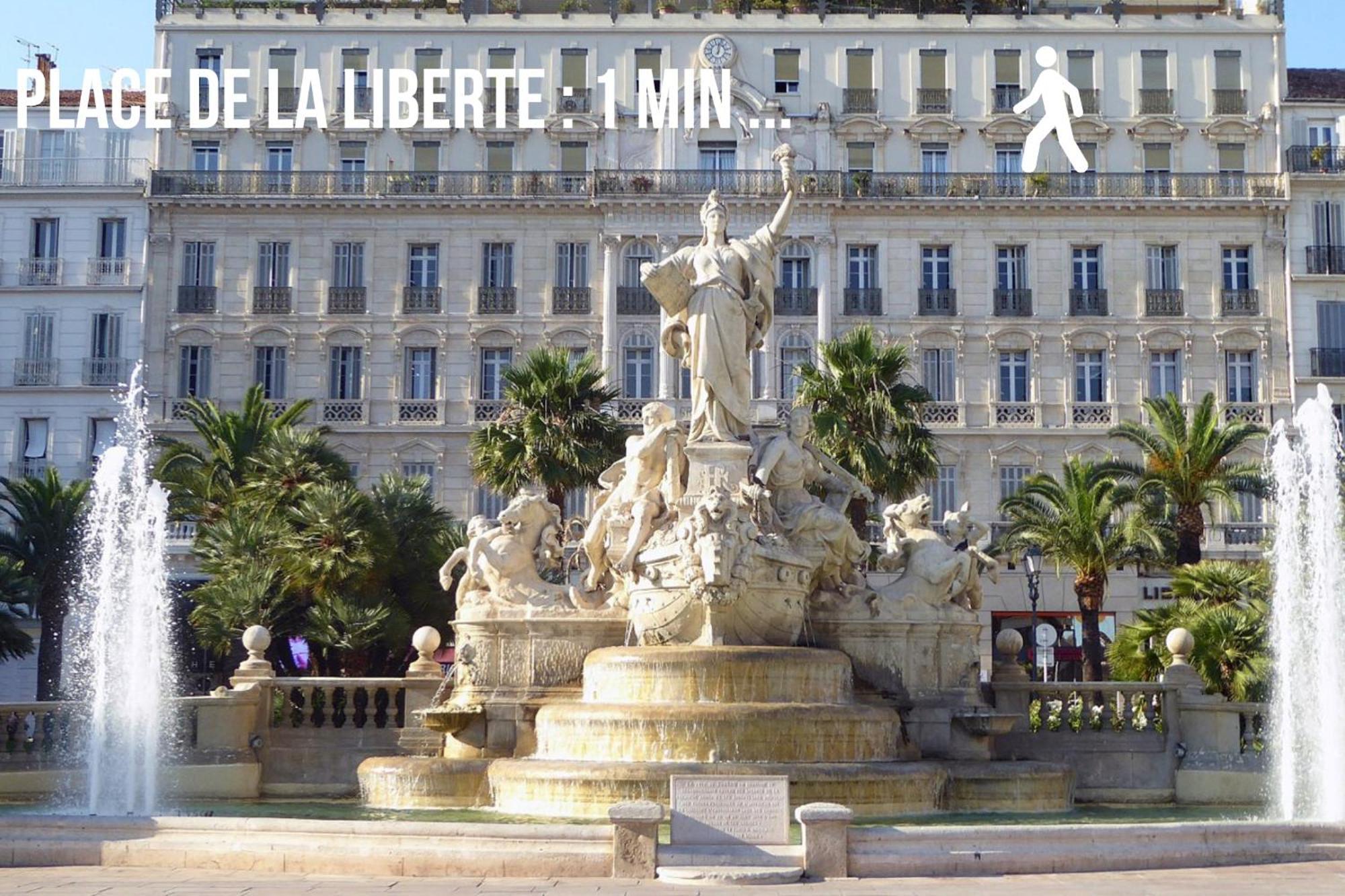 Short Time Suites Toulon Centre 3 "Le Spot" Check-In Auto Luaran gambar