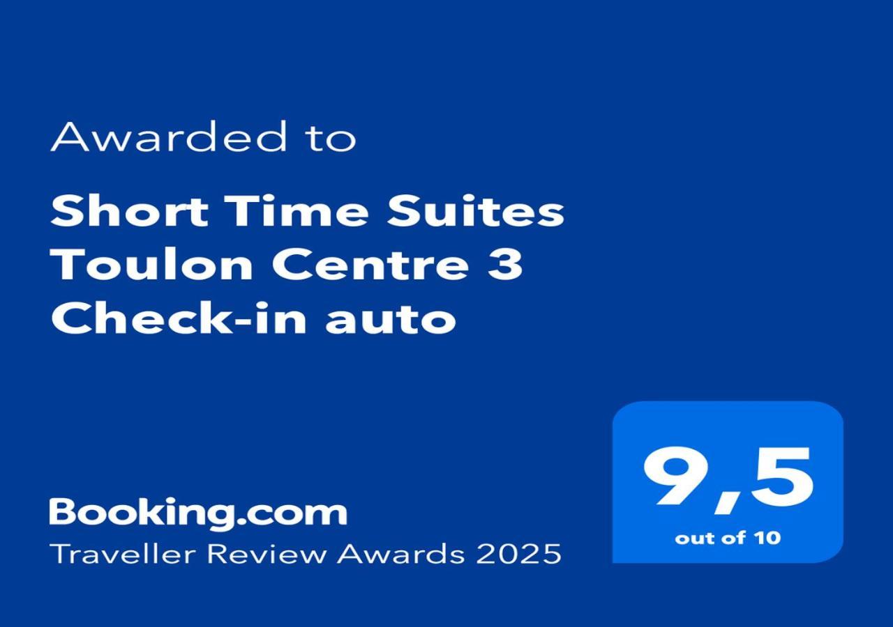 Short Time Suites Toulon Centre 3 "Le Spot" Check-In Auto Luaran gambar